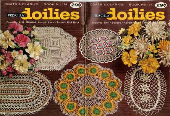 DOILY CROCHET Pattern BEADED knit TAT rick rack IRISH  